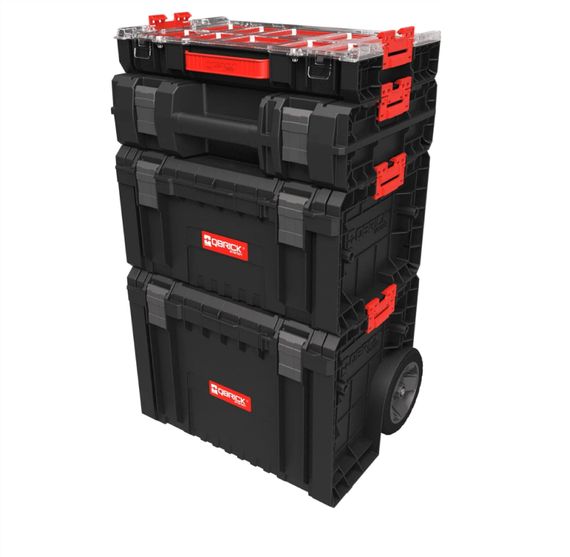 Набір ящиків для інструментів на колесах, 18", 450x390x785, SYSTEM PRO Set 5in1, Z255710PG002, QBRICK | Зображення 1