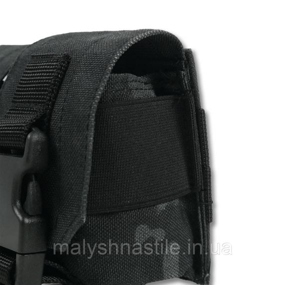 Тактичний підсумок під 2 гранати Kiborg GU Double Mag Pouch Dark Multicam | Зображення 5