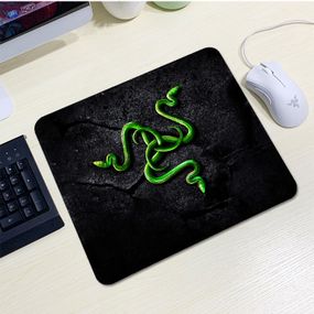 Килимок 200*240 тканинний RAZER 11, товщина 2 мм, колір Black/Green, Пакет