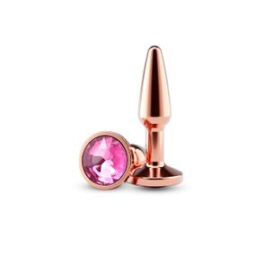 Анальна пробка NS Novelties Rear Assets — Tapered — Small — Rose Gold — Pink Sex Aura