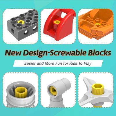 Конструктор Makerzoid Big Building Blocks-Mechanical Engineering Team (MKZ-OBK-MET) | Зображення 6