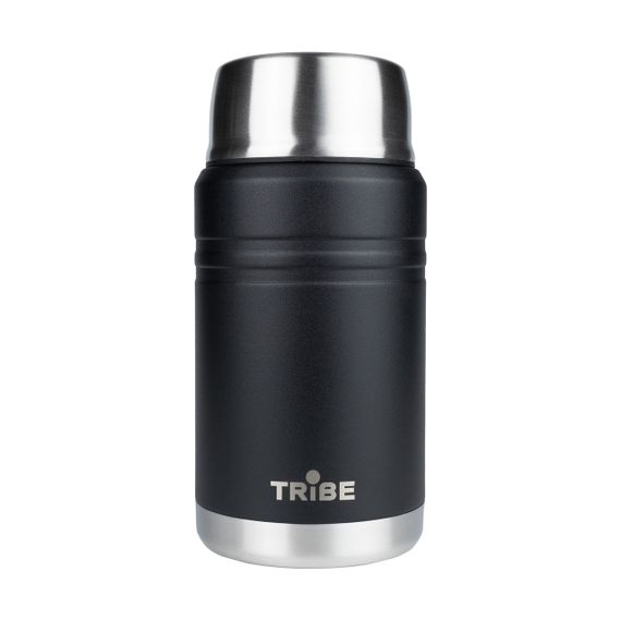 Термос харчовий Tribe Food Jar 0,7 л чорний, термос трайб для їжі, термос для супу