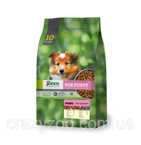Сухий корм Ekko гранула для цуценят всіх порід чотирилистник 10 кг 4820249130094