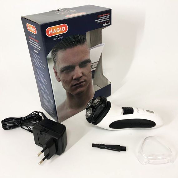 Електробритва MAGIO MG-685, бритва триммер для бороди, машинка для стрижки бороди | Зображення 7