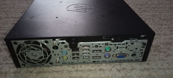 Неттоп Б-клас HP EliteDesk 800 G1 USFF / Intel Core i3-4150 (2 (4) ядра по 3.5 GHz) / 4 GB DDR3 / 30 GB SSD / Intel HD Graphics 4400 / DVD-ROM б/в | Зображення 2