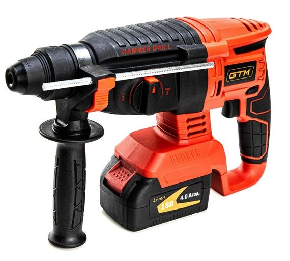 Перфоратор GTM RHC18/26BL з АКБ та ЗП (2564) | Зображення 1