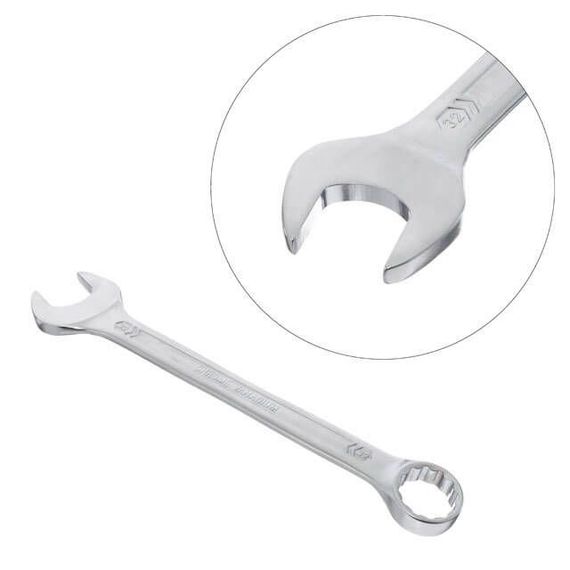 Ключ комбінований 32 мм, STORM, Cr-V, покриття сатин-хром INTERTOOL XT-1032 | Зображення 2