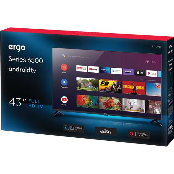 Телевизор Ergo 43GFS6500 | Зображення 5