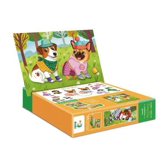 Развивающая магнитная игра одевалка "Забавные псы" 200278, 30 элементов | Зображення 1