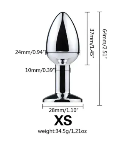 Анальна пробка з хвостом SKN-L04 ( розмір XS) Sex Aura | Зображення 1