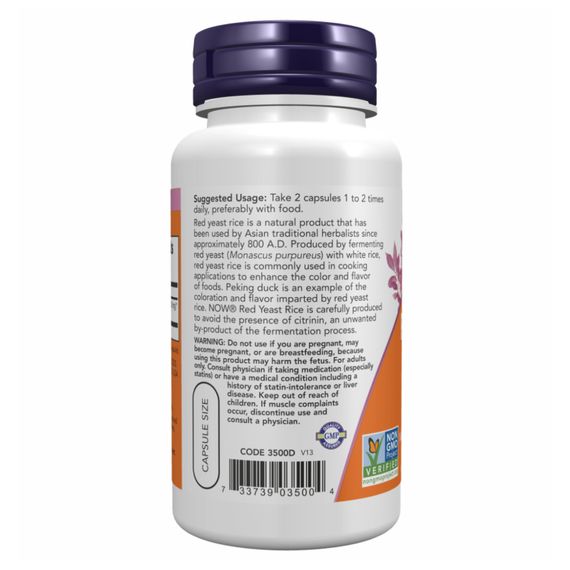 Red Yeast Rice 600mg - 60 vcaps | Зображення 2