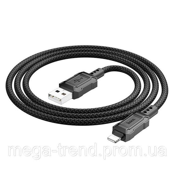 Кабель Hoco Lightning Leader charging data cable X94 |1m, 2.4A| | Зображення 4