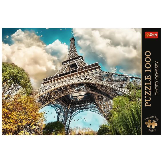 Пазл Trefl Premium Ейфелева вежа в Парижі, Франція 1000 елементів (5900511108156) | Зображення 1