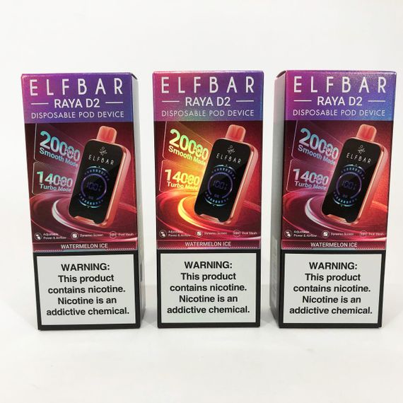 ELF BAR RAYA D2 20000 смак Кавун (Watermelon Ice) (ws66861-12) | Зображення 4