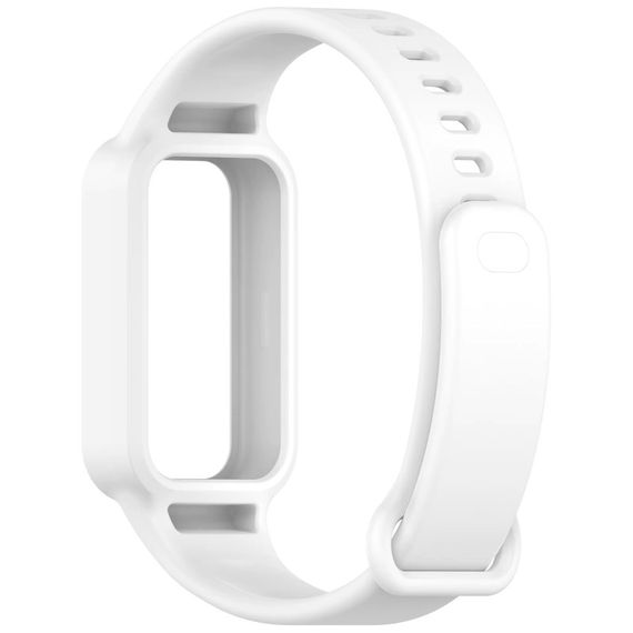Силиконовый ремешок для Xiaomi Mi Smart Band 9 Active White | Зображення 1