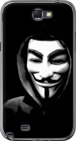 Чехол на Samsung Galaxy Note 2 N7100 Анонимус "832u-17-17620"