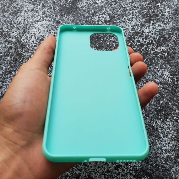 Чохол Candy Silicone для Xiaomi Mi 11 lite колір Бірюзовий | Зображення 1