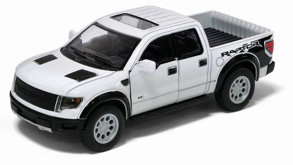 Детская коллекционная машинка FORD F-150 КТ5365 инерционная  Белый