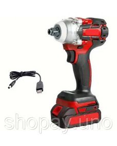 Електричний гайковерт MA752 24V з 2 акумуляторами RED • Акумуляторний гайковерт MA752 для гайок, болтів, авто, гаража та майстерні