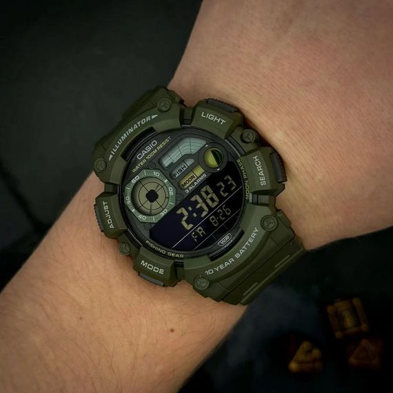 Чоловічий годинник Casio WS-1500H-3B | Зображення 1