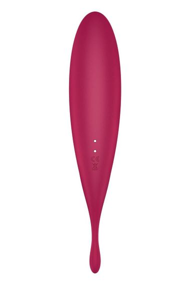 Смарт-вібратор для клітора з вакуумною стимуляцією Satisfyer Twirling Pro+ dark red sexstyle | Зображення 4