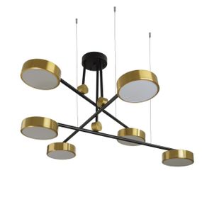 Люстра лофт светодиодная 42W NW BK/G (BL-939С/6)