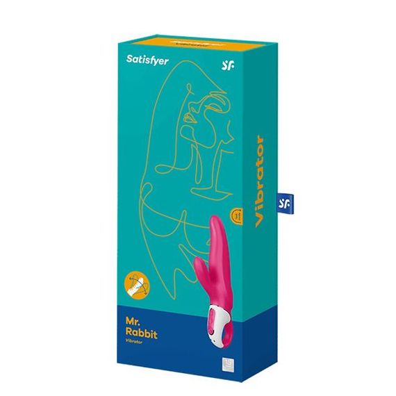 Потужний вібратор-кролик Satisfyer Vibes Mr. Rabbit, два мотори, литий силікон, 12 режимів роботи | Зображення 2