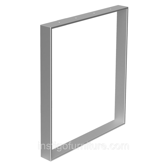 Комплект опор для столу з металу 600×70mm, H=730mm (профільна труба: 70x11mm) Сірий | Зображення 1