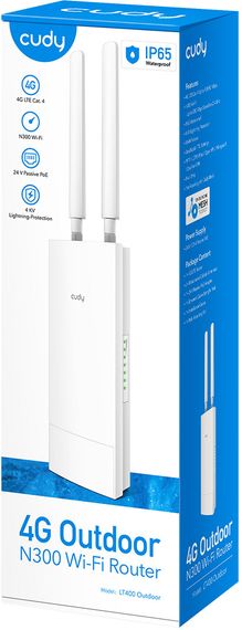 Маршрутизатор Cudy LT400 Outdoor, 4G LTE Cat 4 N300 Wi-Fi Router | Зображення 5