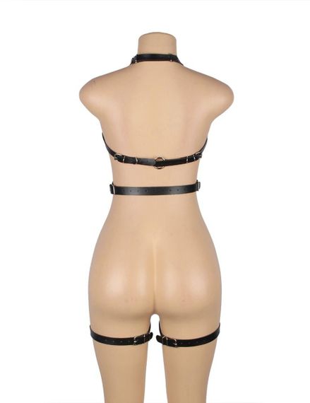 Портупея з гартерами Star Night з регулюванням по талії, чорний sexstyle | Зображення 6