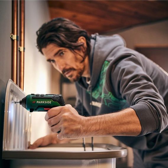 Акумуляторна викрутка Parkside PAS 4 D7, з насадками, 4 V, 1500 mAh, 10 Nm, Німеччина | Зображення 5