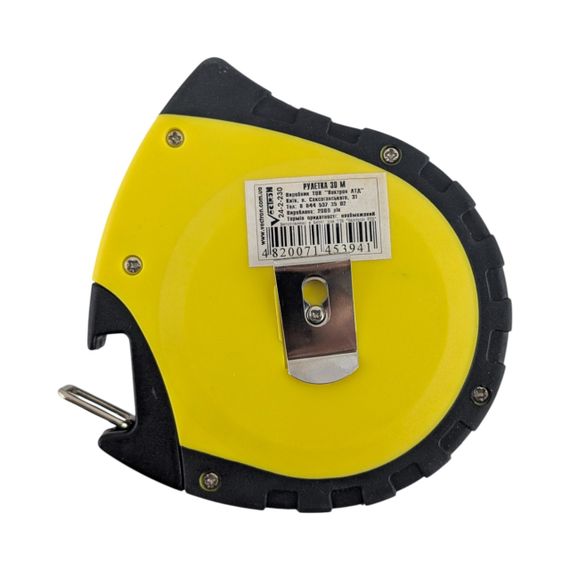 Рулетка измерительная Vectron стекловолоконная 30 м x 10 мм 24-2-030 | Зображення 3