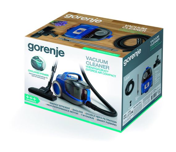 Пилосос Gorenje контейнерний VCEA01GACBUCY | Зображення 3