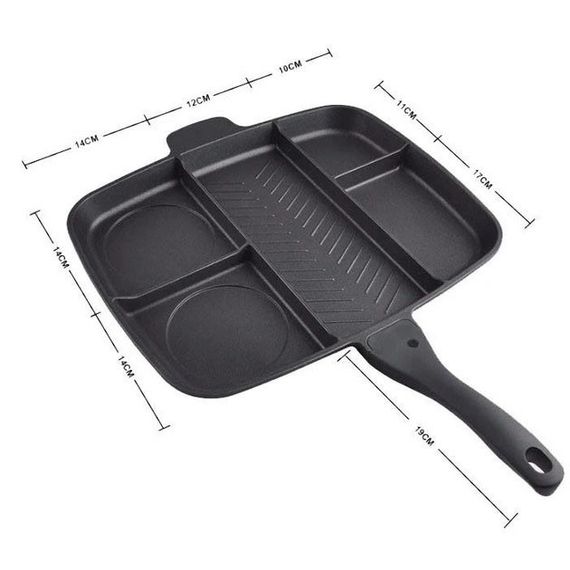 Сковородок для газовой плиты, Сковорода глубокая для дома Универсальная сковородка готовки FU-18