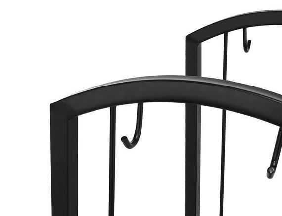 Підставка для дров Kaminer 8785 з аксесуарами для каміна 4в1 – щипці, совок, кочерга, метла | Зображення 7