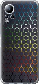 Чехол на Infinix Note 12 Переливающиеся соты "498u-2927-17620"
