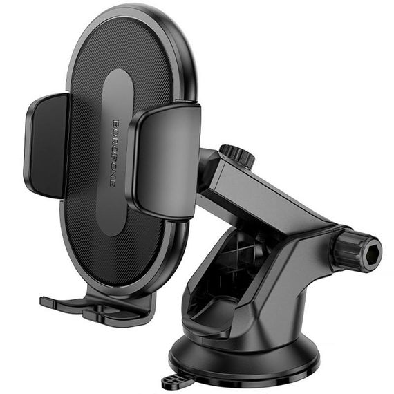 Автотримач Borofone BH134 Rio push-type (center console) Black