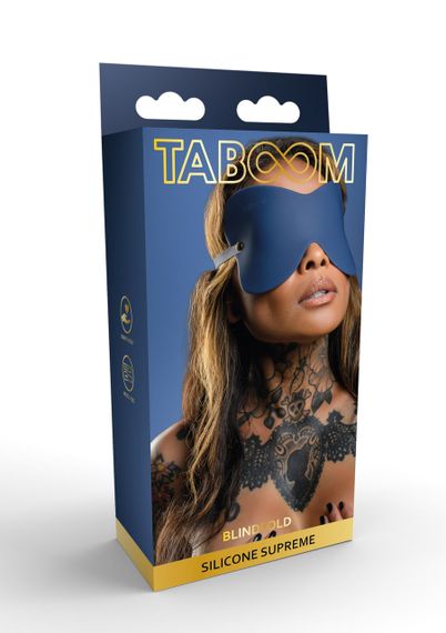 Силиконовая повязка на глаза Taboom Silicone Supreme, синий sexstyle