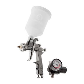 Фарбопульт пневматичний LVLP, з редуктором, верхній пластиковий бачок INTERTOOL PT-01301