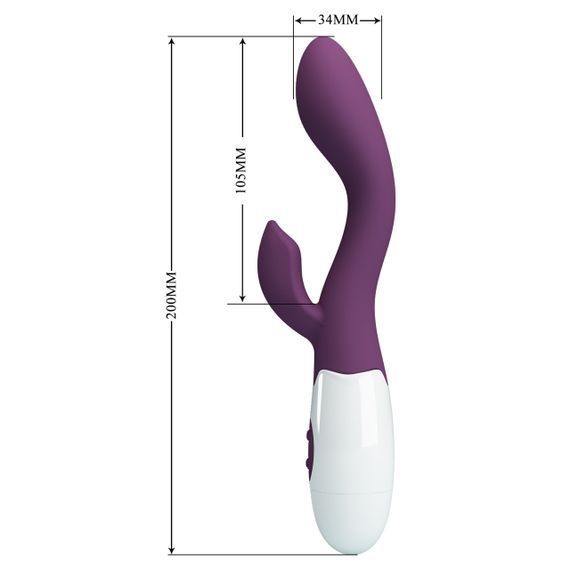 Вібратор - Pretty Love Brighty Vibrator Dark Purple Sex Aura | Зображення 8