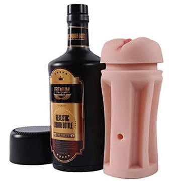 Мастурбато-вагіна пляшка "Vagina Realistic Wine Bottle" без вібрації тілесний Sex Aura | Зображення 8