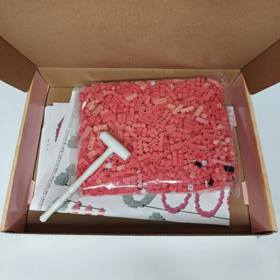 Конструктор Заєць монстр Лабубу 33 см, конструктор дитячий 3d, конструктор для дітей, 3131 деталі | Зображення 7