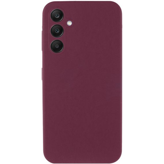 Чохол Silicone Cover Lakshmi Full Camera (AAA) для Samsung Galaxy S24 FE Бордовий / Plum | Зображення 1