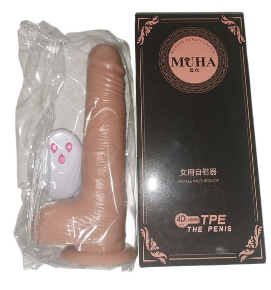 Реалістичний вібратор MOHA з підігрівом та телескопічними рухами 18*4 см (М) | Зображення 6