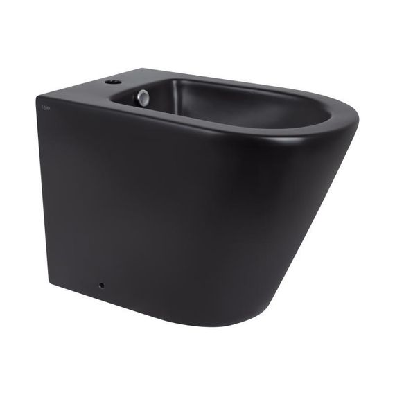 Биде напольное Qtap Scorpio 530x360x395 Matt black QT14441003CMB