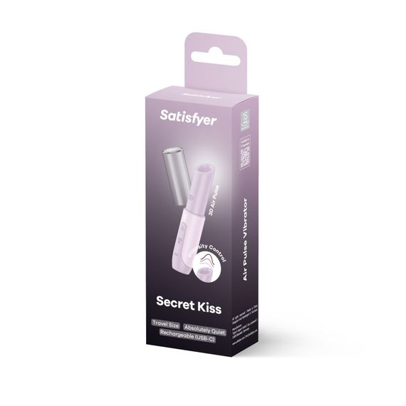 Вакуумний стимулятор Satisfyer Secret Kiss, магнітна технологія 3D Air Pulse, 30 режимів, кришечка | Зображення 5