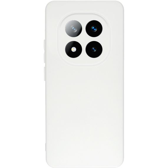 Чохол TPU GETMAN Liquid Silk Full Camera для Xiaomi Redmi Note 14 Pro 4G Білий / White
