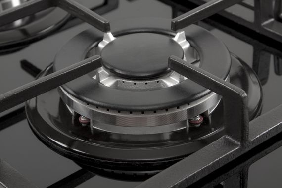 Газова поверхня VENTOLUX HG C7G CEST (BK) чорна | Зображення 3