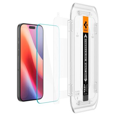 Стекло защитное Spigen iPhone 16 Pro Max Glas.tR EZ Fit (2 Pack) (AGL07907) | Зображення 3