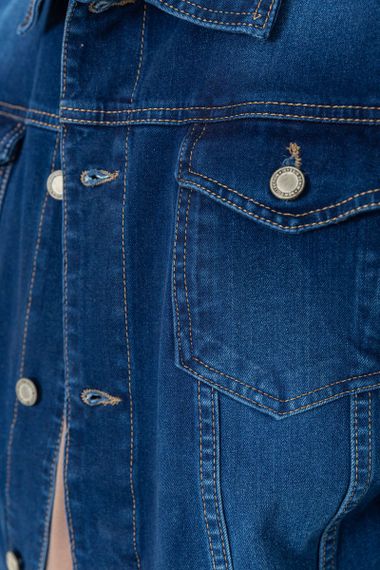 Джинсова куртка чоловіча, колір синій, 157R0110 | Зображення 4